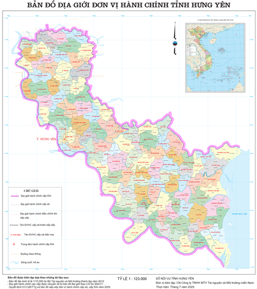 Bản đồ hành chính Phường Phố Hiến