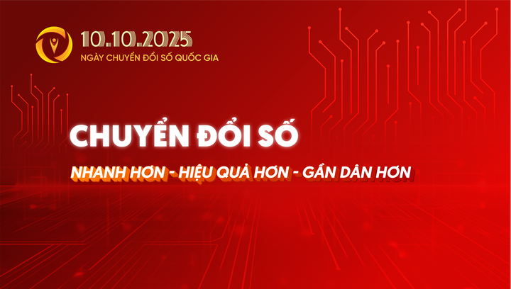 Bộ nhận diện Ngày Chuyển đổi số quốc gia 10.10.2025