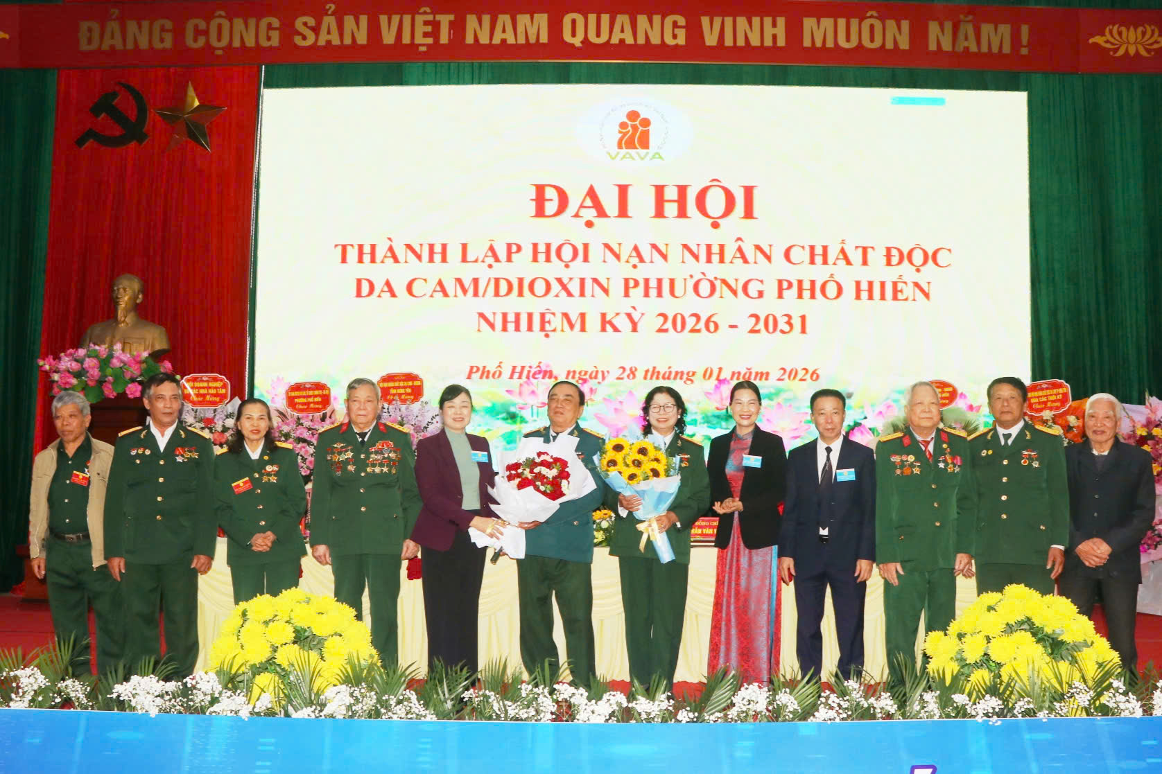 Hội Nạn nhân chất độc da cam/dioxin phường Phố Hiến tổ chức Đại hội lần thứ I, nhiệm kỳ 2026–2031