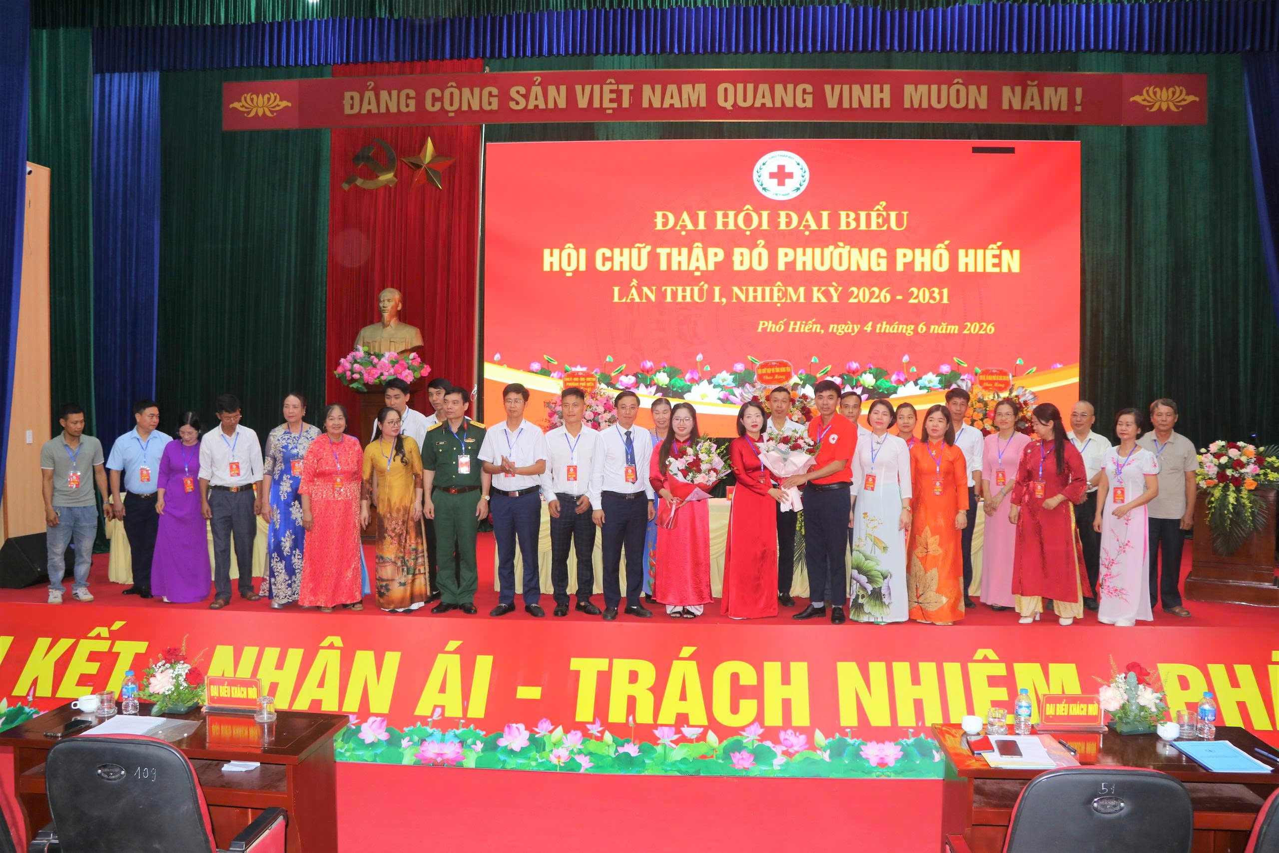 Đại hội Hội Chữ thập đỏ phường Phố Hiến lần thứ I, nhiệm kỳ 2026-2031