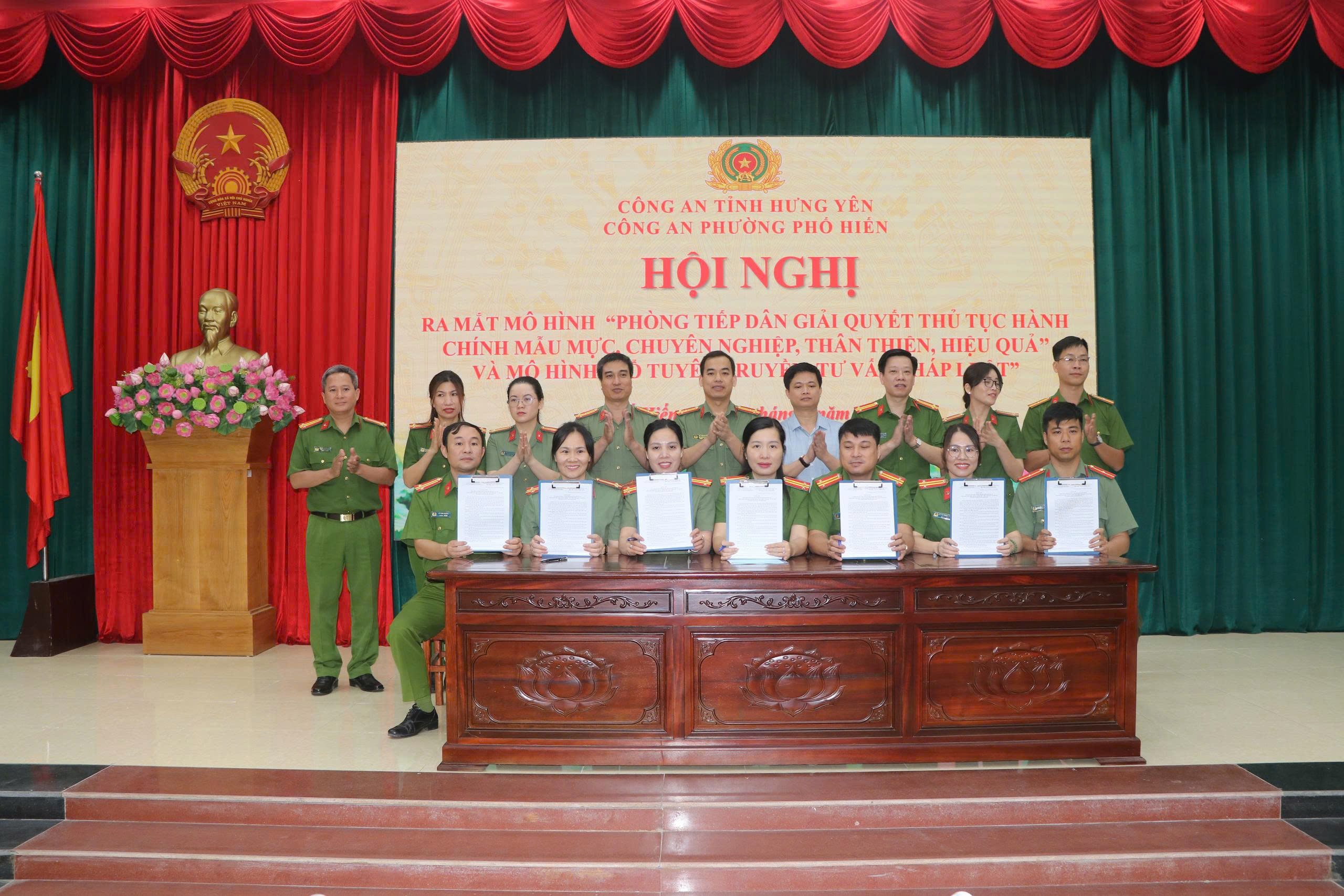 Công an phường Phố Hiến ra mắt 02 mô hình Dân vận khéo
