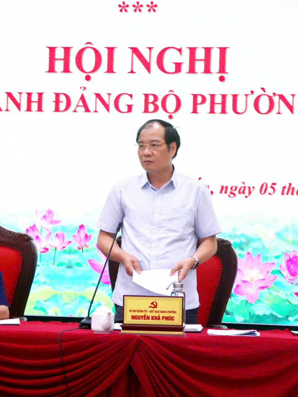 Hội nghị Ban Chấp hành Đảng bộ phường Phố Hiến mở rộng lấy ý kiến vào dự thảo phương án sắp xếp các Tổ dân phố trên địa bàn