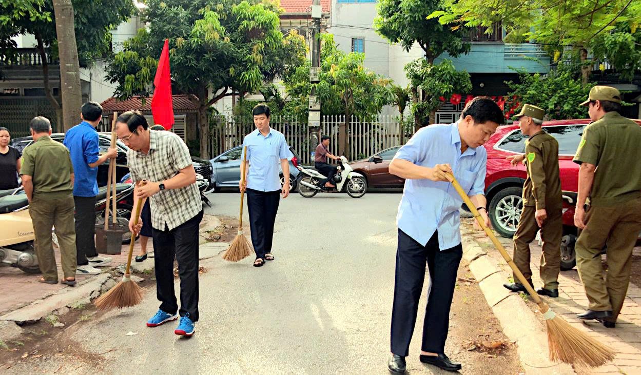 Phường Phố Hiến tổ chức Lễ phát động ra quân hưởng ứng phong trào thi đua "Toàn dân chung tay bảo vệ môi trường, vì một Việt Nam xanh - sạch - đẹp"