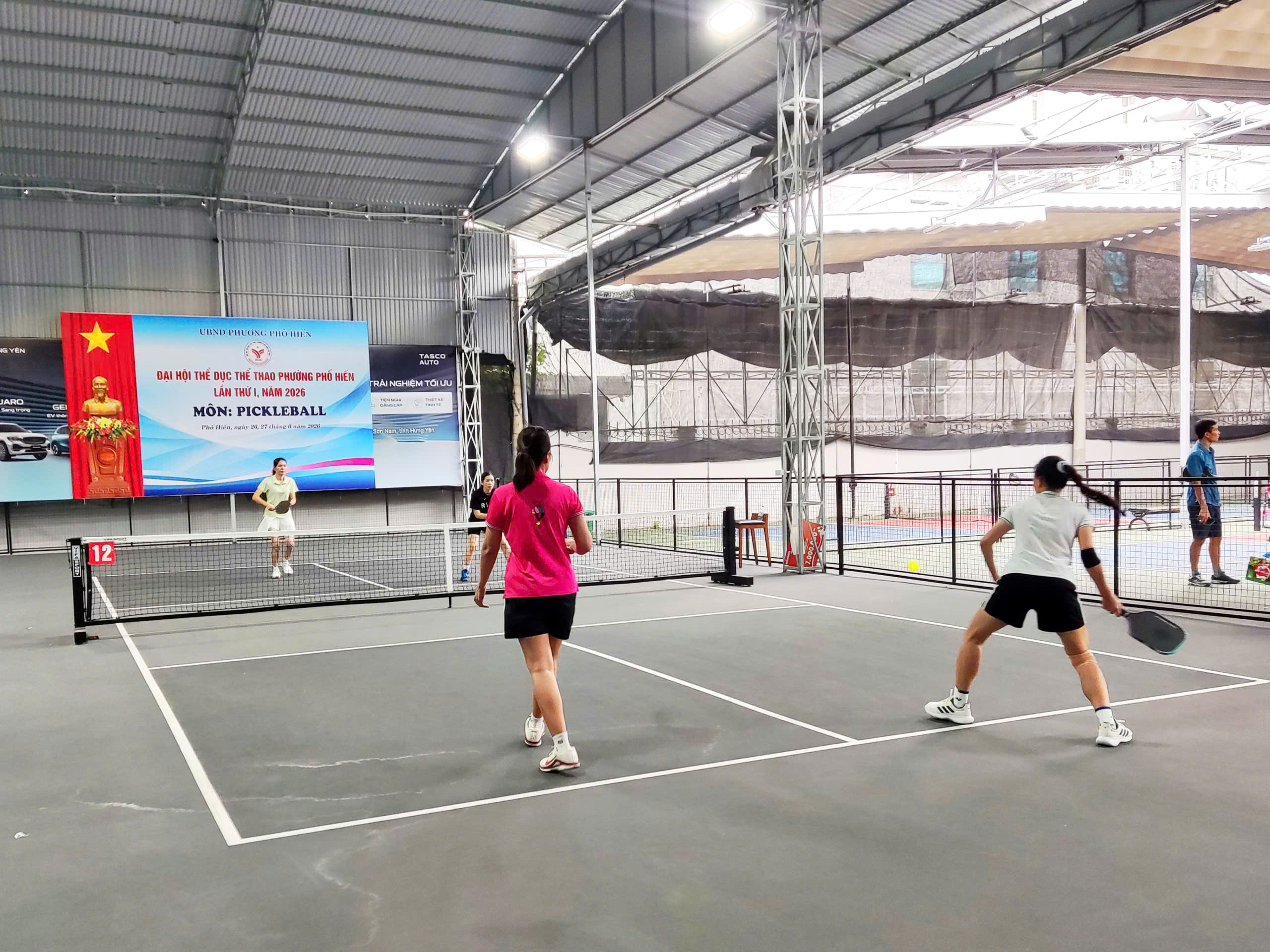 Sôi nổi giải đấu Pickleball phường Phố Hiến năm 2026