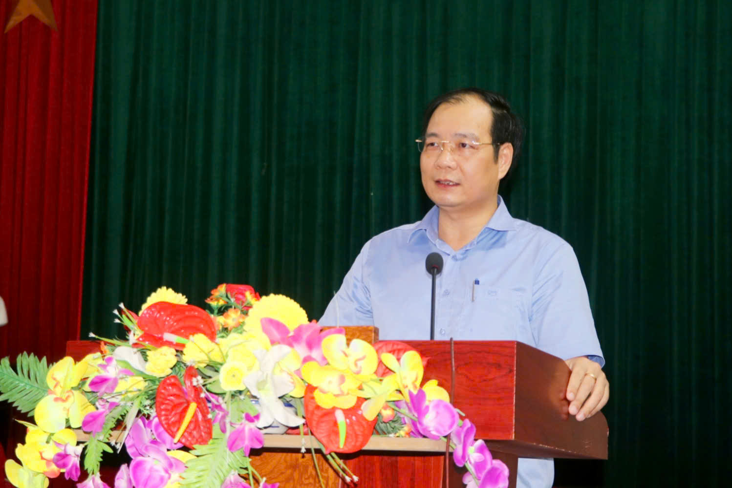 Đồng chí Bí thư Đảng ủy phường - Nguyễn Khả Phúc dự sinh hoạt Chi bộ thường kỳ tháng 7 tại tổ dân phố An Vũ