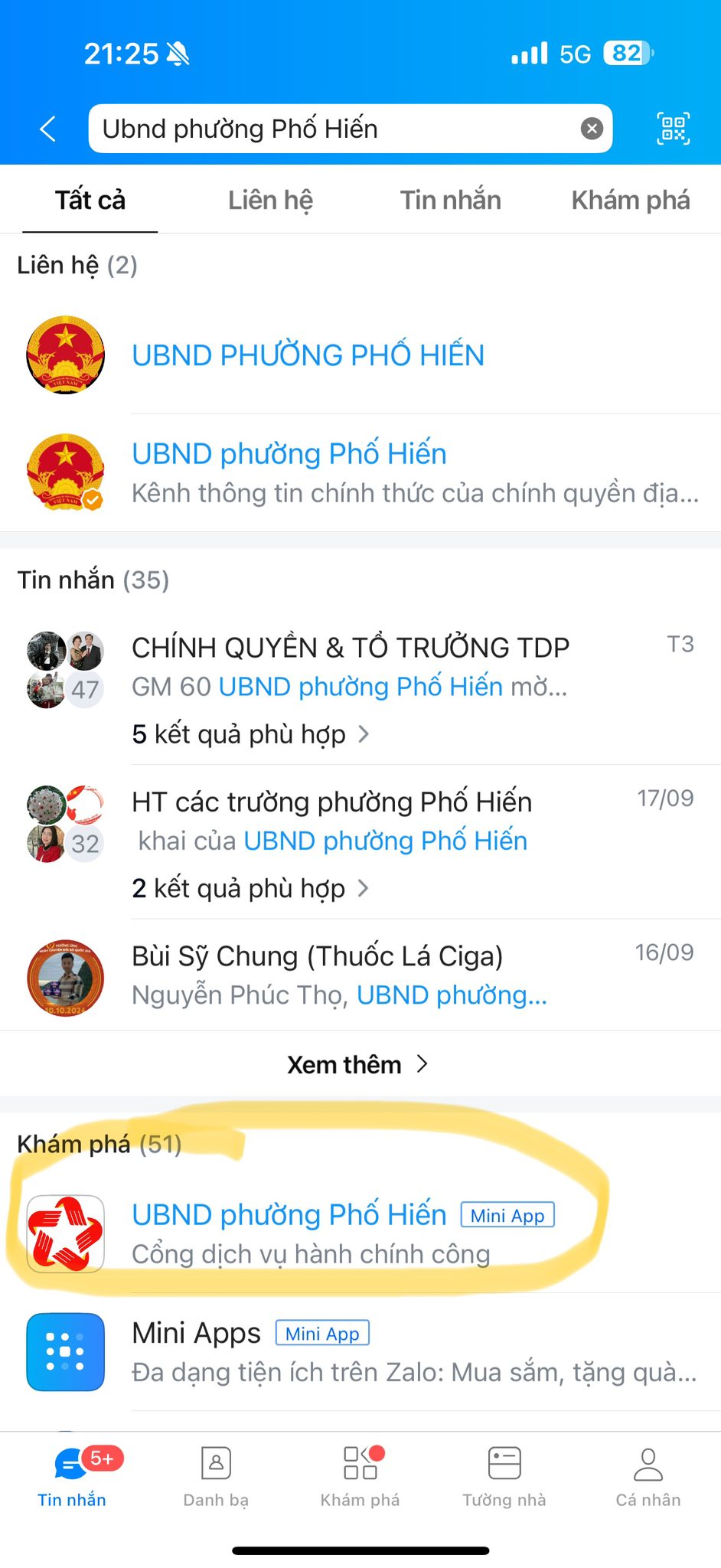 Phường Phố Hiến hướng dẫn sử dụng tính năng Lấy số tự động tại nhà để đăng ký thực hiện thủ tục hành chính công trên Mini app Zalo
